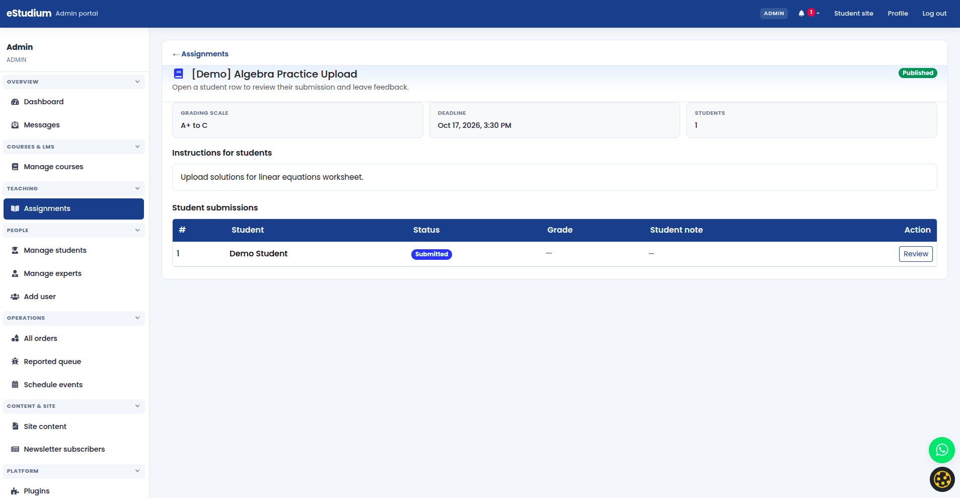 eMedhaa product screenshot