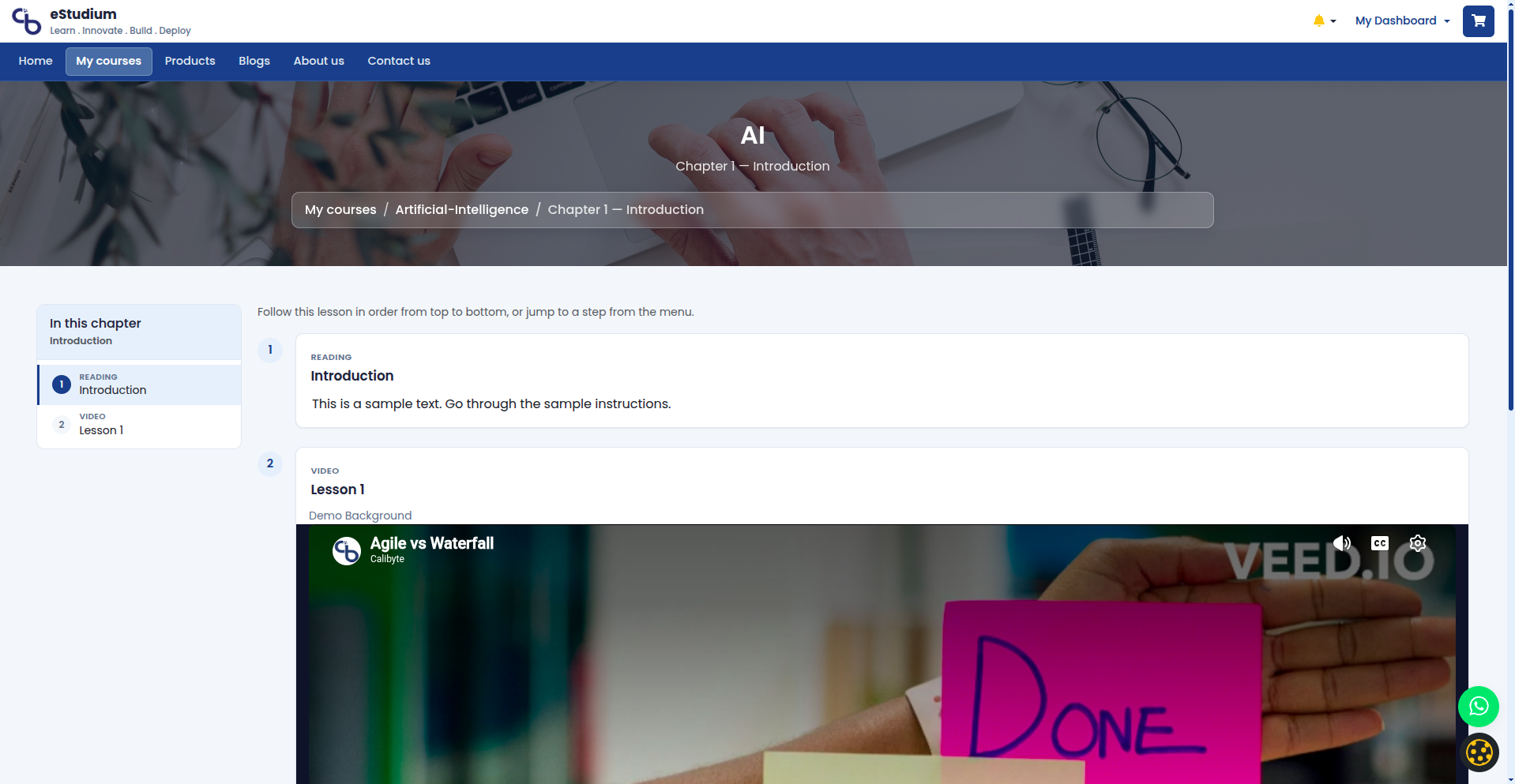 eMedhaa product screenshot