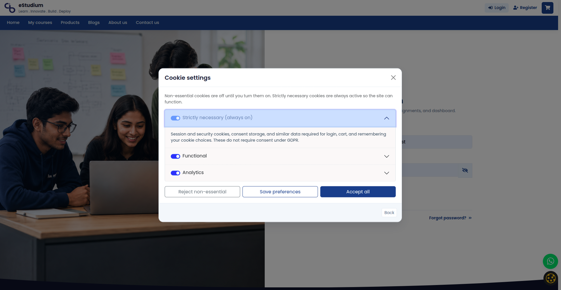 eMedhaa product screenshot